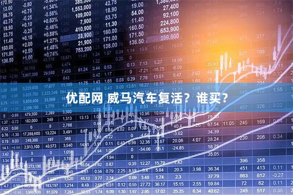 优配网 威马汽车复活？谁买？